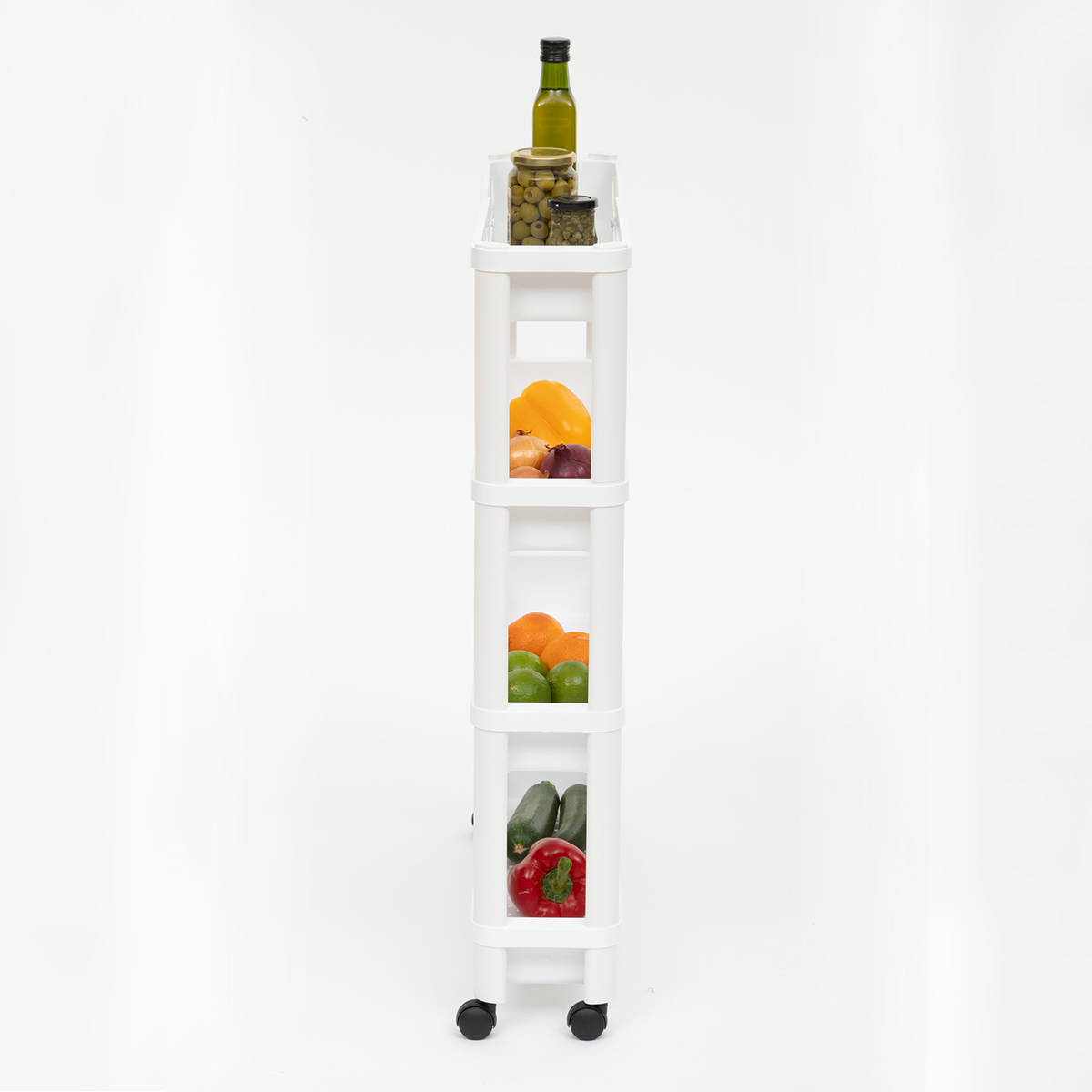 Resserre extensible 4 niveaux, blanc