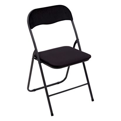 Table et 4 chaises pliantes en velours 