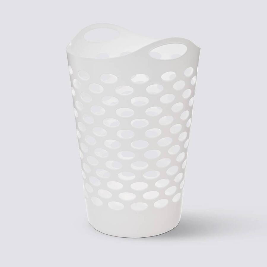 Panier à linge 60l, blanc 