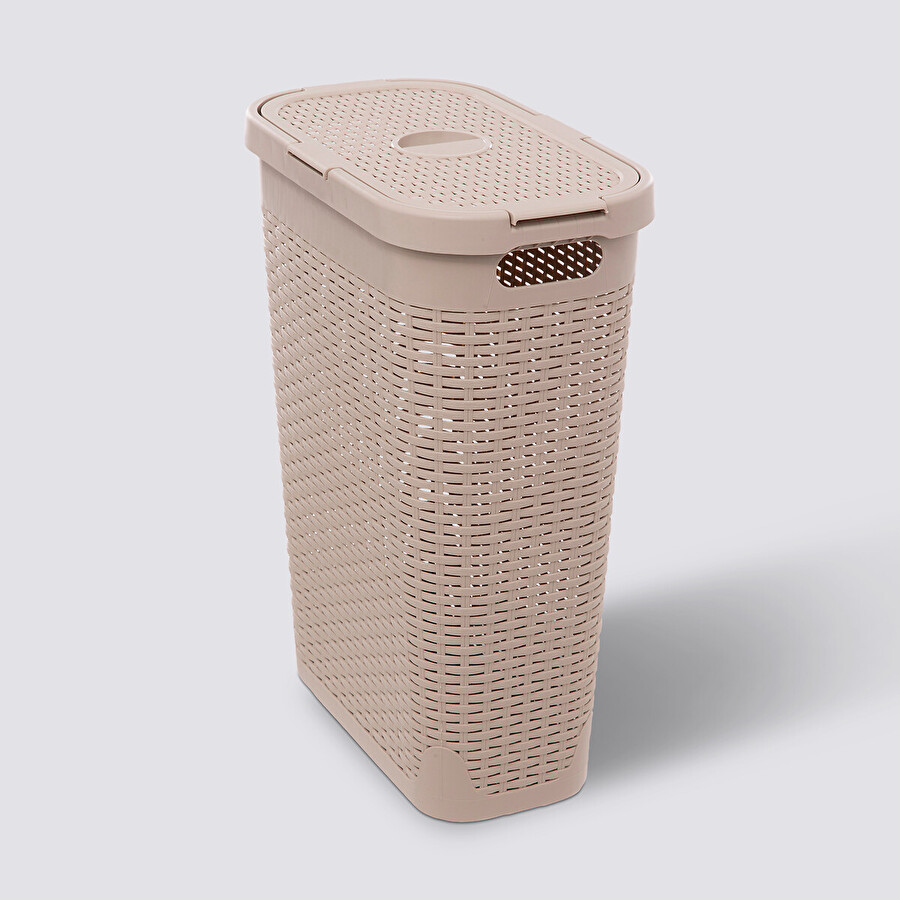 Panier linge 40l, beige