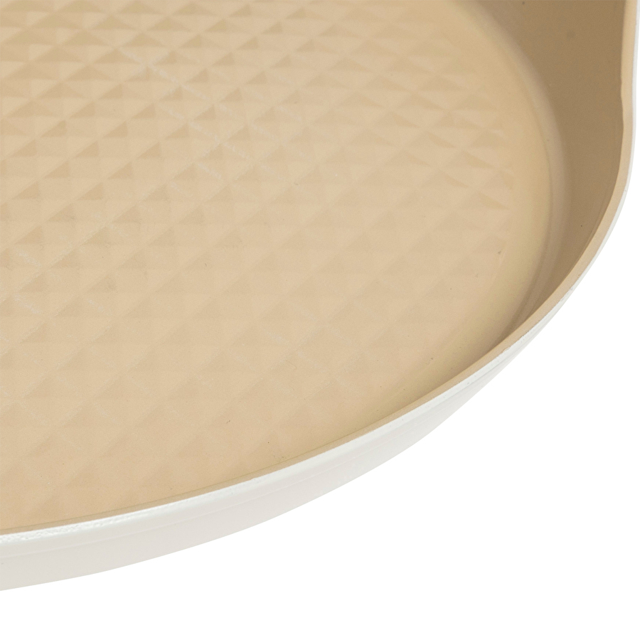 Crépière aluminium forgé beige, 26cm Harmony