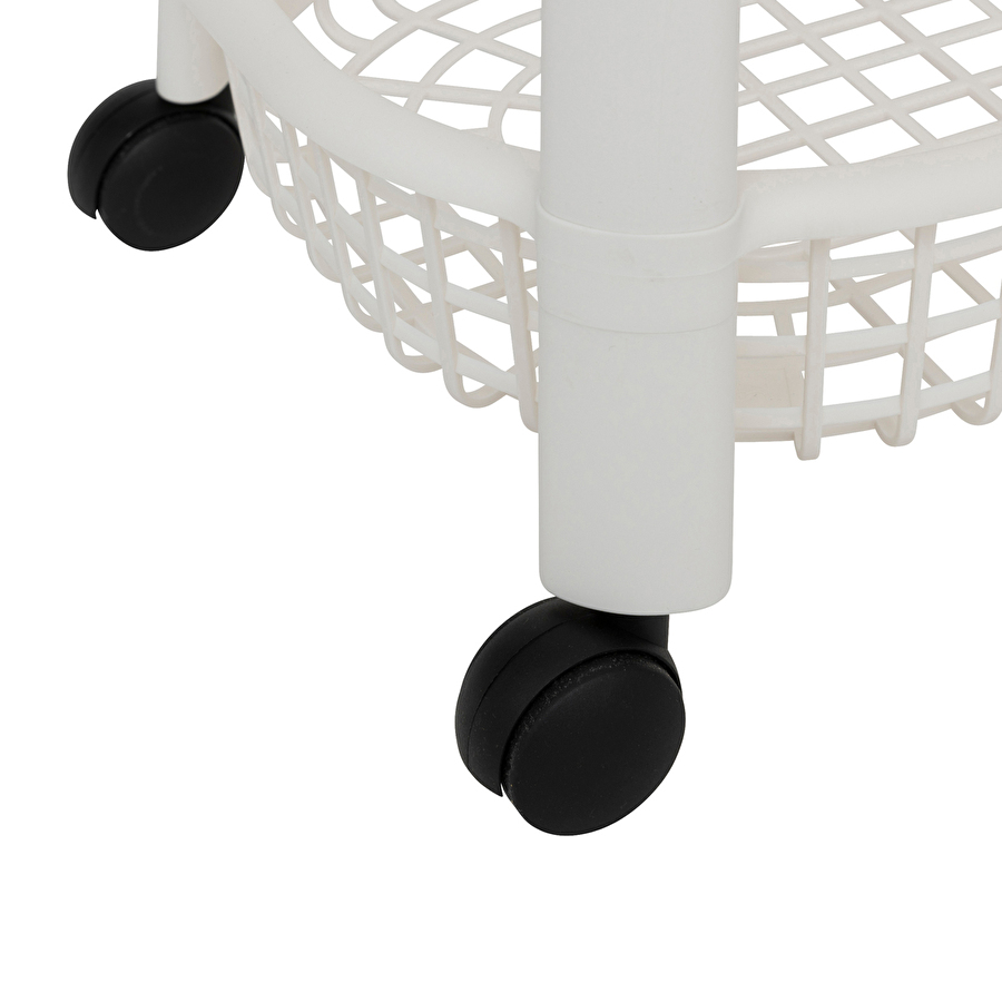 Resserre avec paniers 4 niveaux, blanc