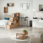 Table de bar et 2 chaises pliantes 