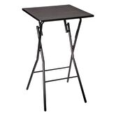 Table de bar et 2 chaises pliantes 
