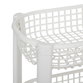 Resserre avec paniers 4 niveaux, blanc
