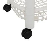 Resserre avec paniers 4 niveaux, blanc