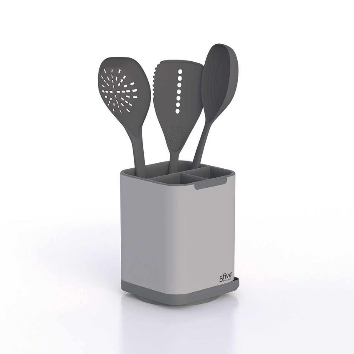 Cuisine Addis Égouttoir à Couverts Avec 4 Compartiments - Crème - 14 X 14 X 13 Cm - 517940 Egouttoir Couverts