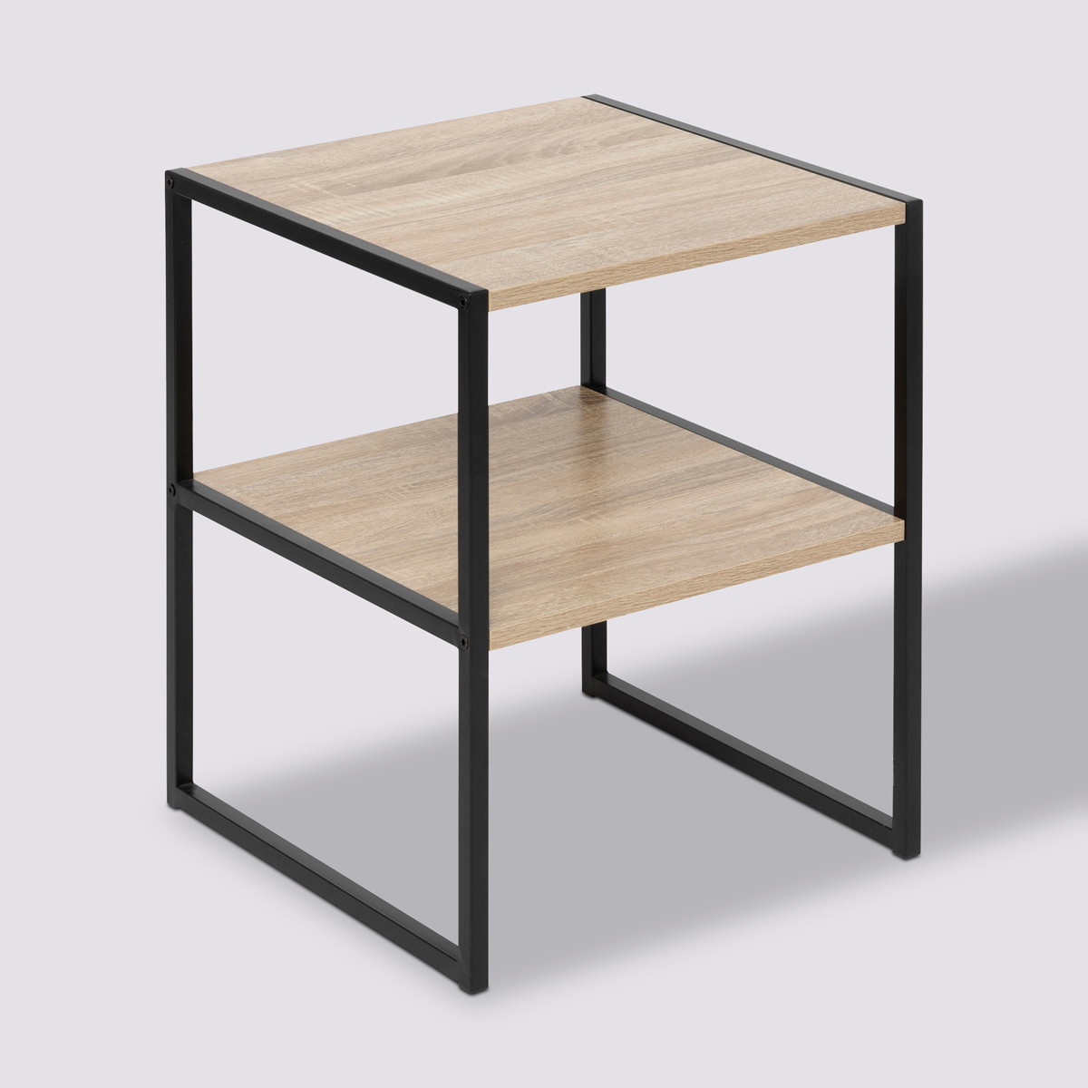 Table de chevet 2 portes coulissantes en bois House Nordic - NIKKO