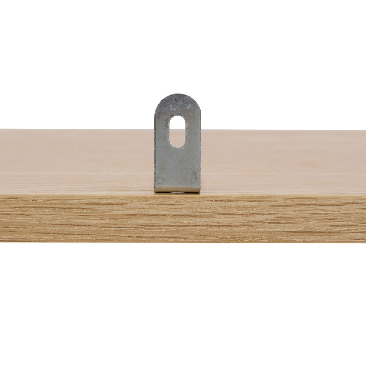 Étagère 6 cases, effet bois naturel