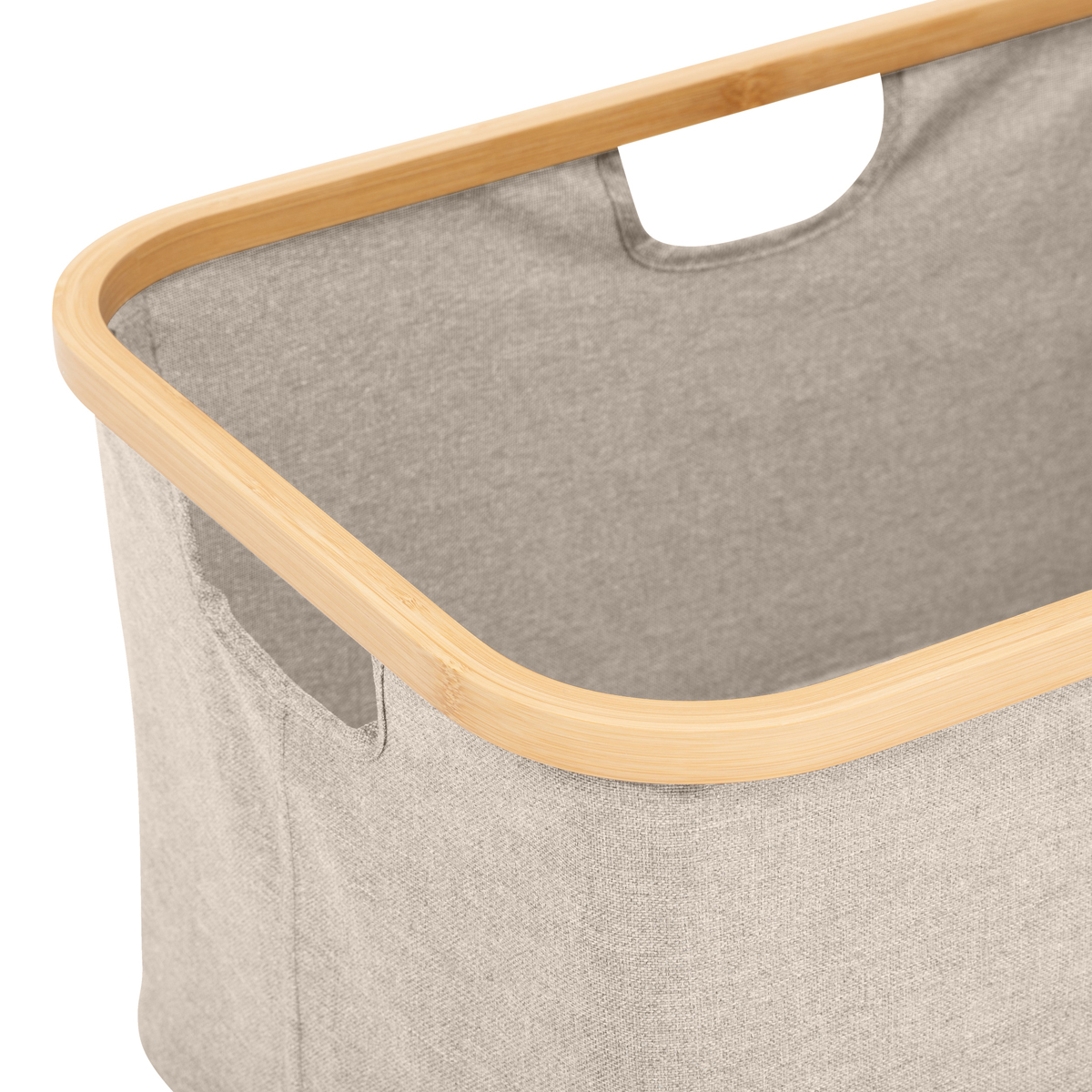 Panier à linge pliable 54l, gris