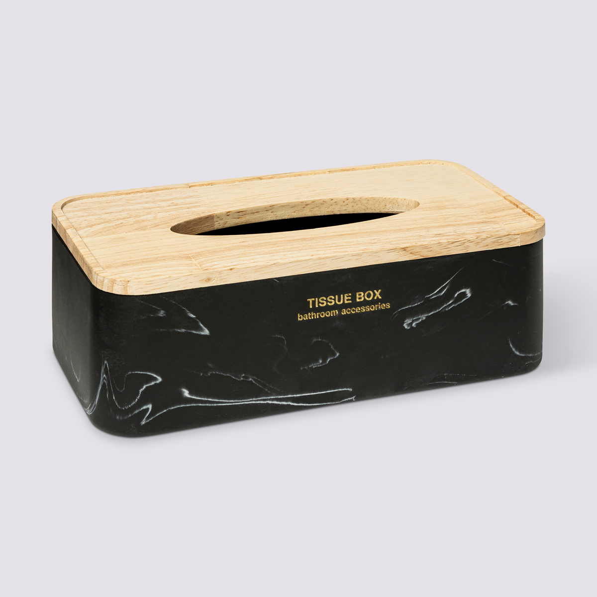 Boîte à mouchoirs, noir Léa