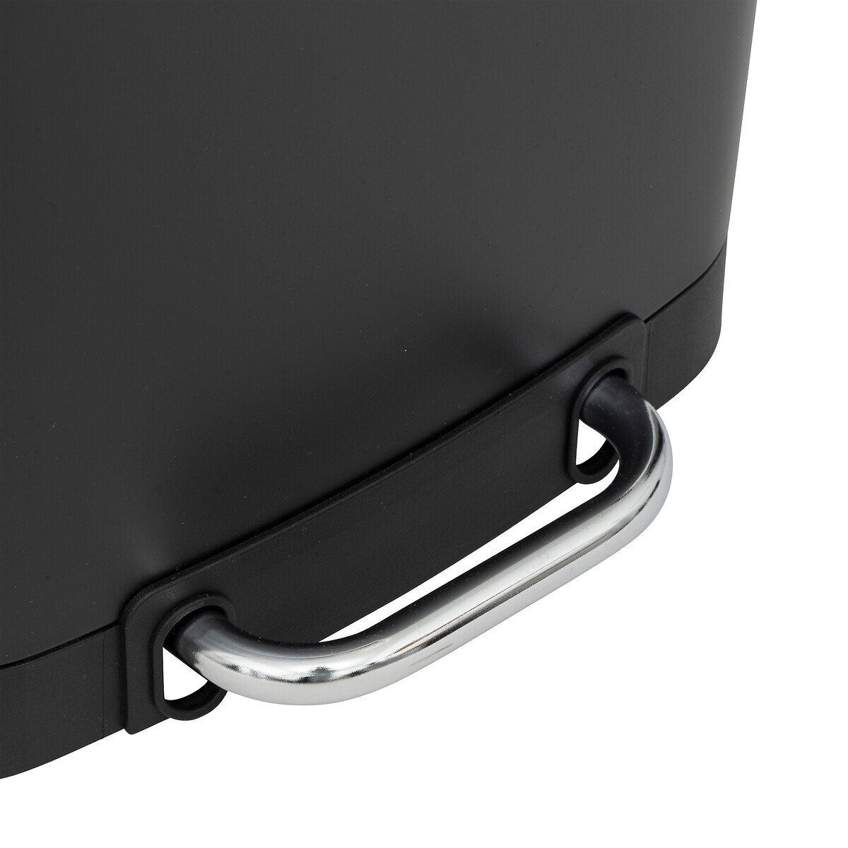 Poubelle métal 20l, noir