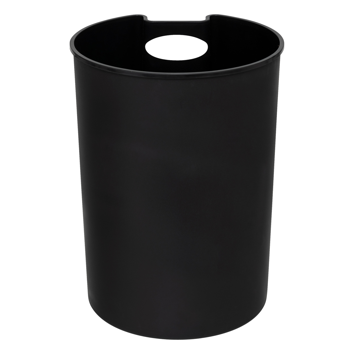 Poubelle métal 6l, noir Delta