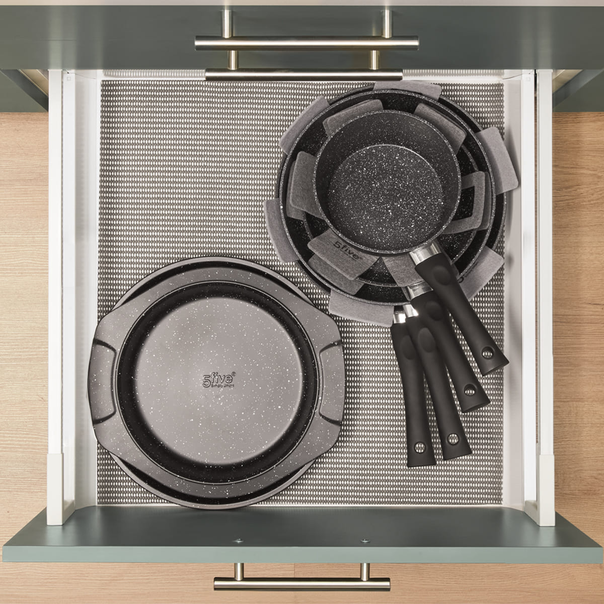 Set de poêles en aluminium, 20/24/28 cm Caractère
