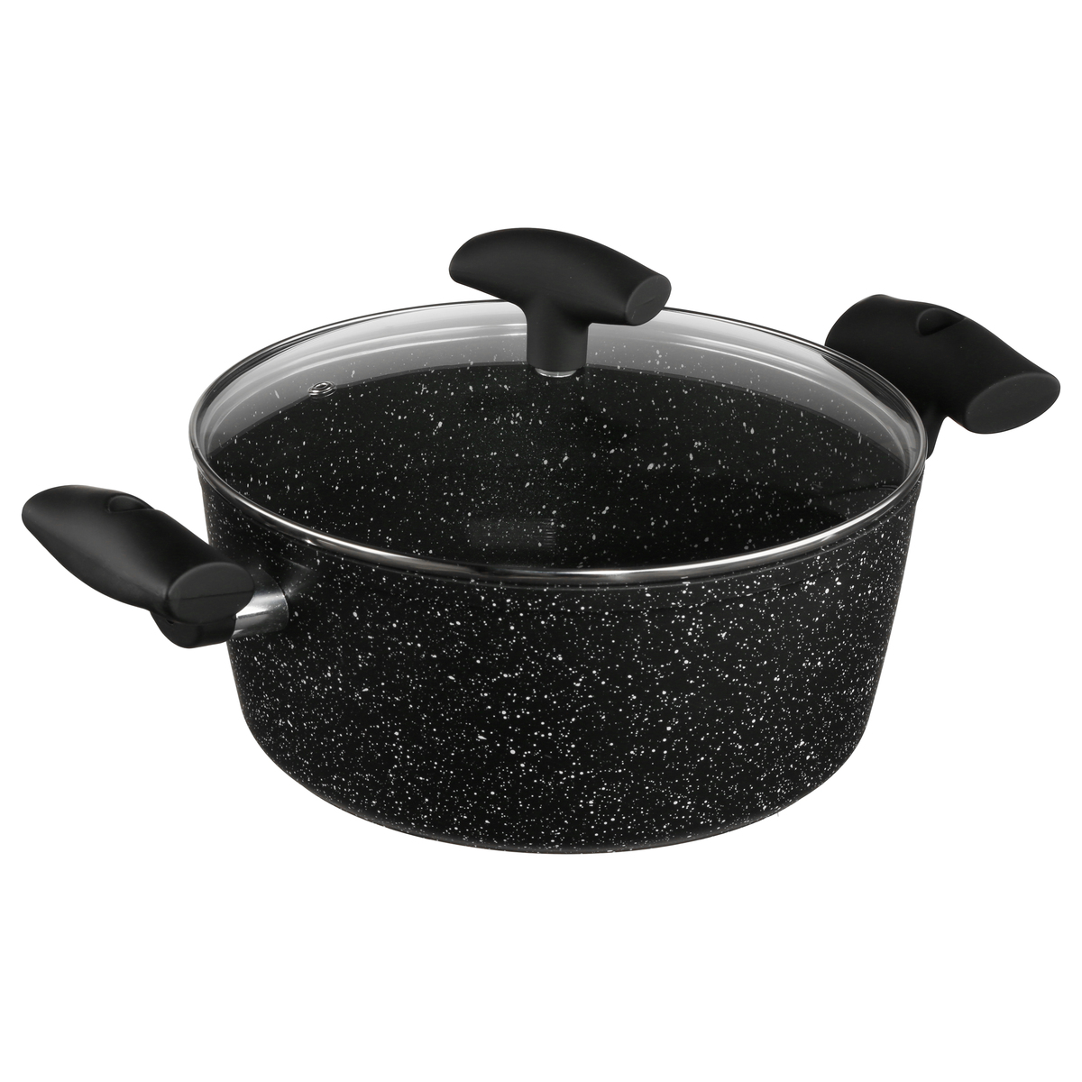 Batterie de cuisine en aluminium, 4 pièces + 6 protections Caractère