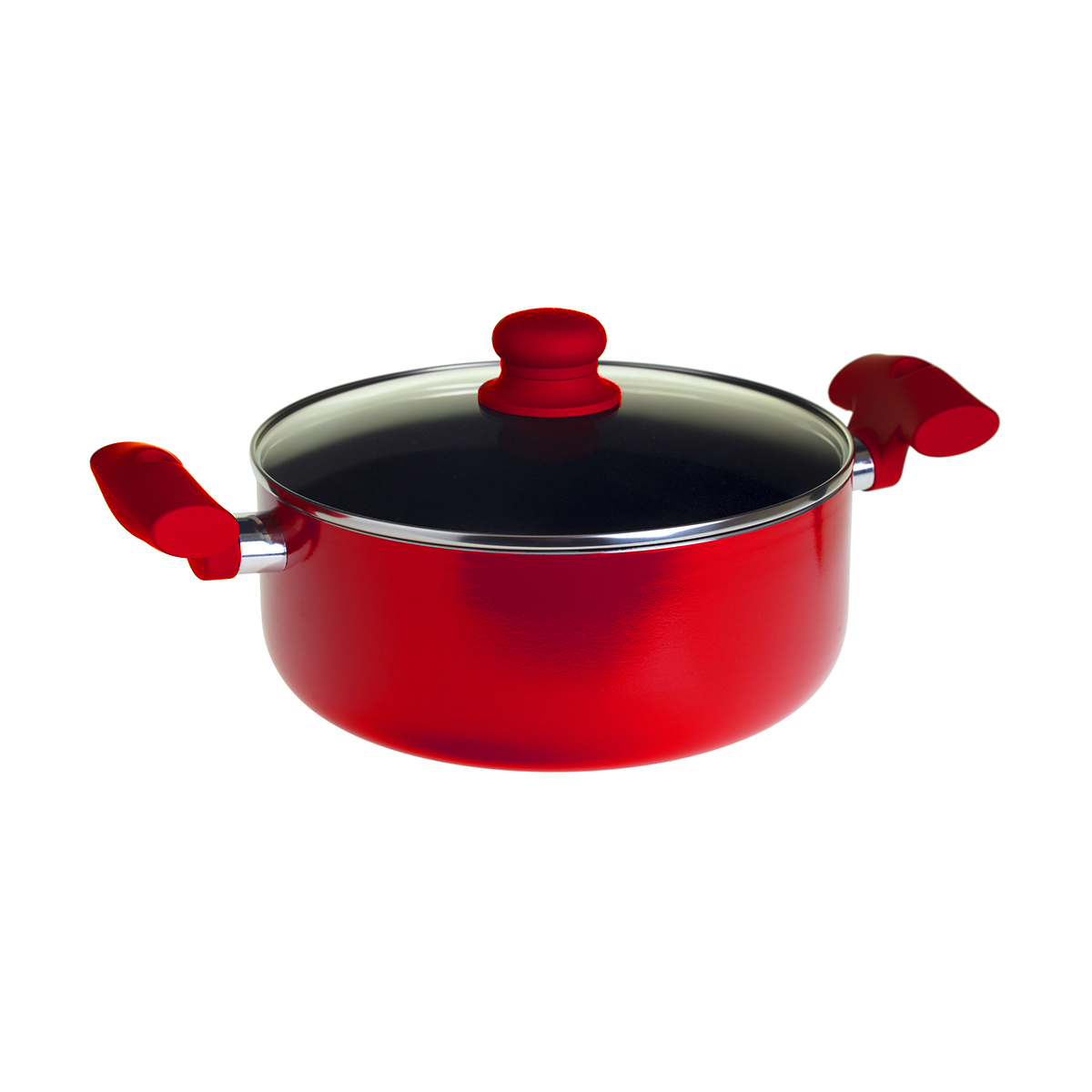 Batterie de cuisine en aluminium, 4 pièces + 6 protections