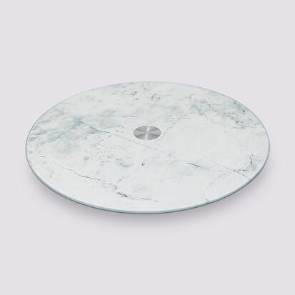 plat-tournant-effet-marbre-blanc