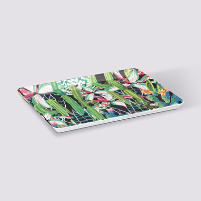 Plateau rectangle 30x22cm, exotique 