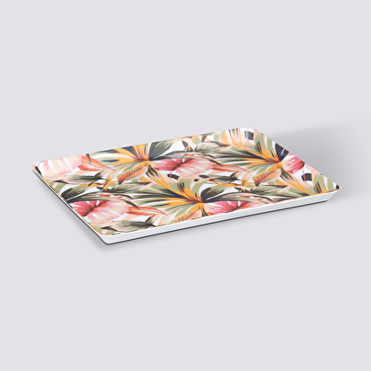 Plateau rectangle 30x22cm, exotique 