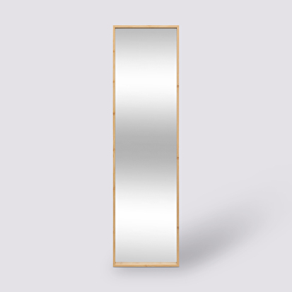 miroir-mural-125x35cm-bambou
