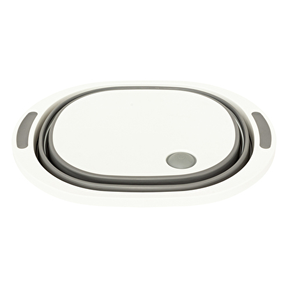 bassine-retractable-avec-bouchon-8l-gris-et-blanc