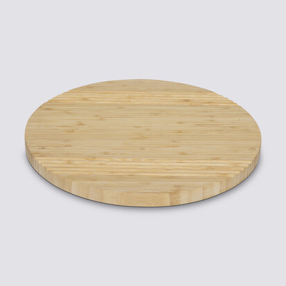 Plateau tournant d.35cm, bambou 