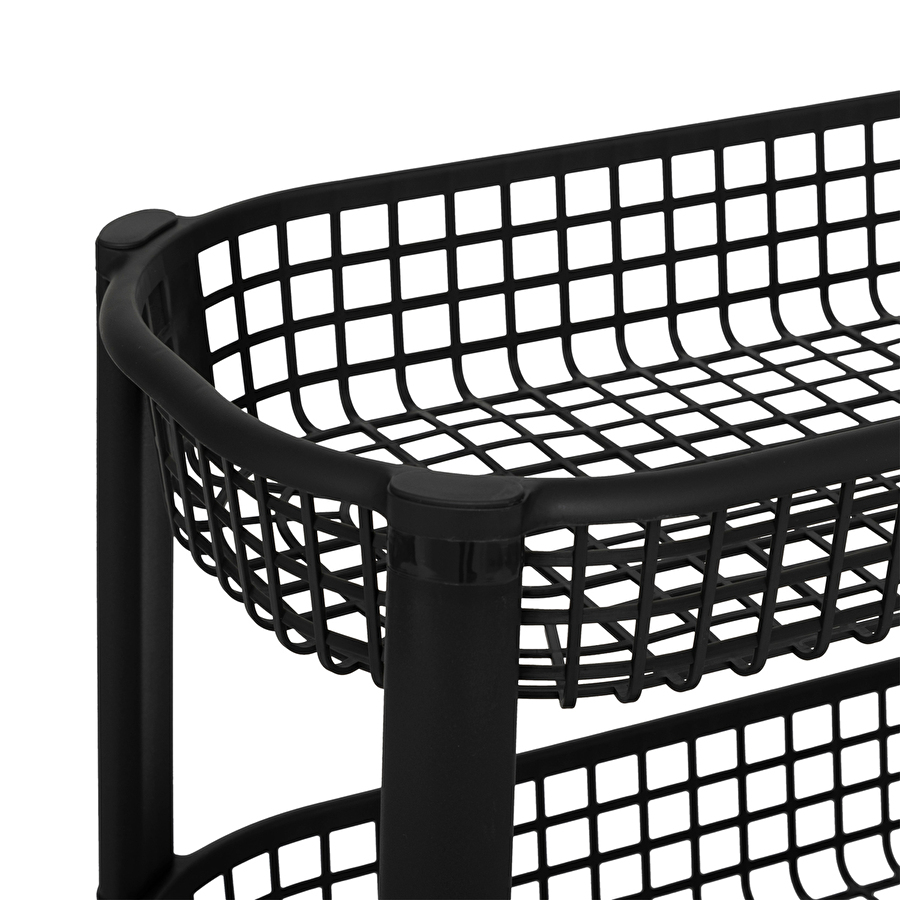 Resserre avec paniers 4 niveaux, noir