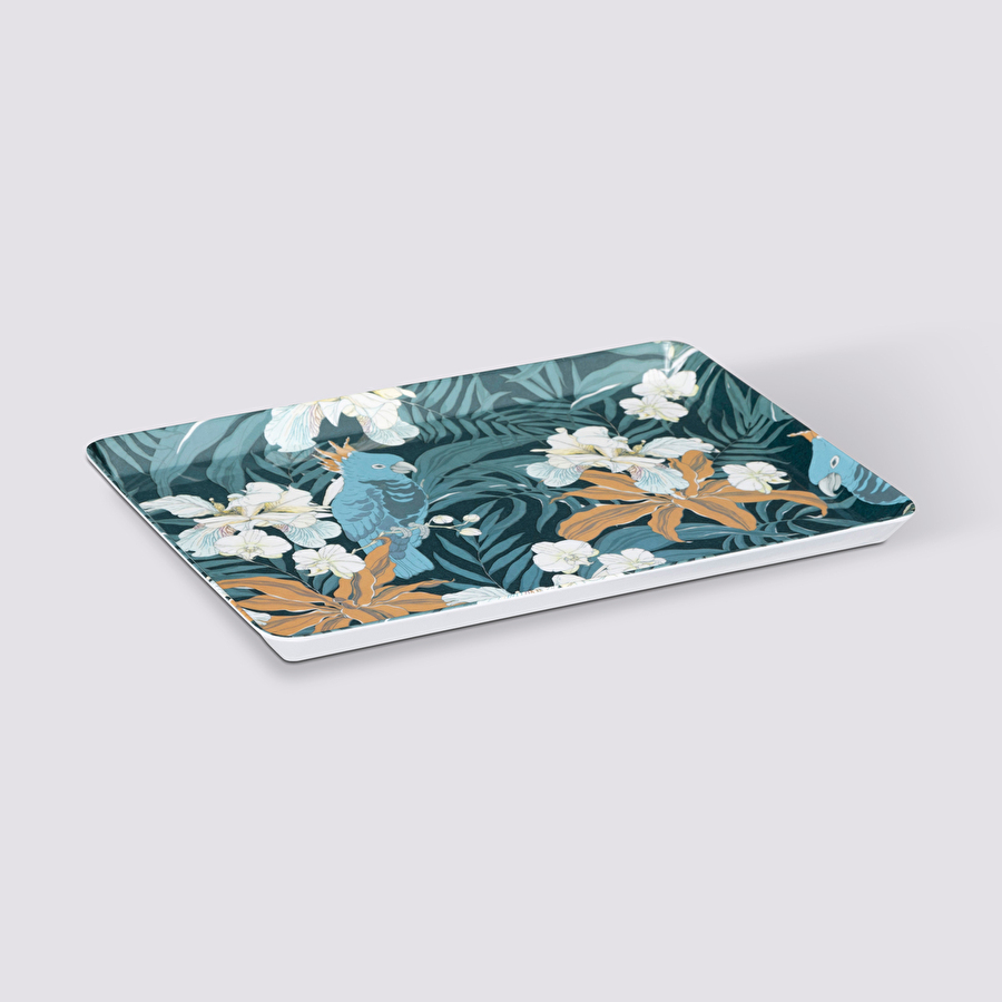 Plateau rectangle 30x22cm, exotique