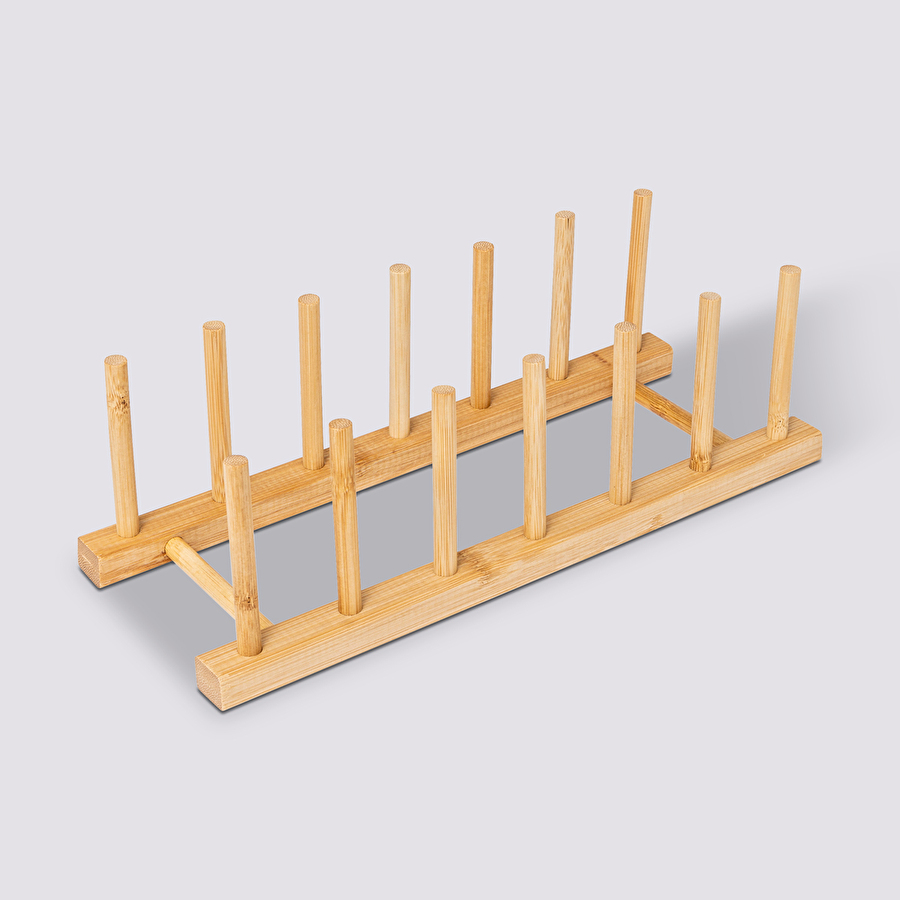 Rack 6 assiettes, bambou