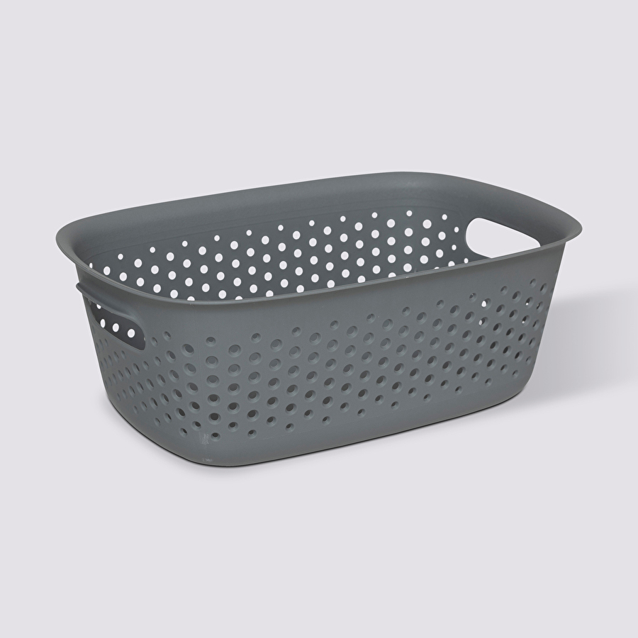 Panier en plastique 3,5l, gris Tila