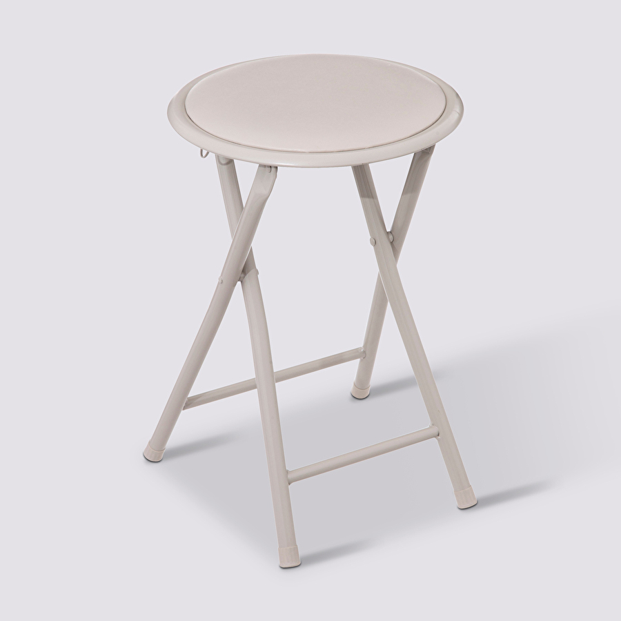 Tabouret pliant, beige