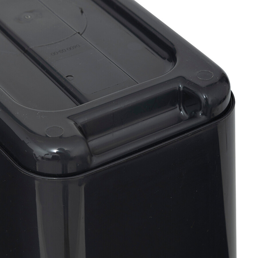 Poubelle plastique 2 ouvertures 10l, gris