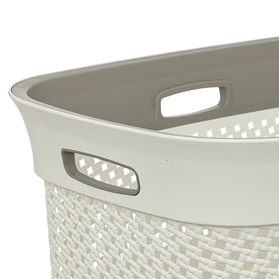 Panier à linge 45l, lin Purl