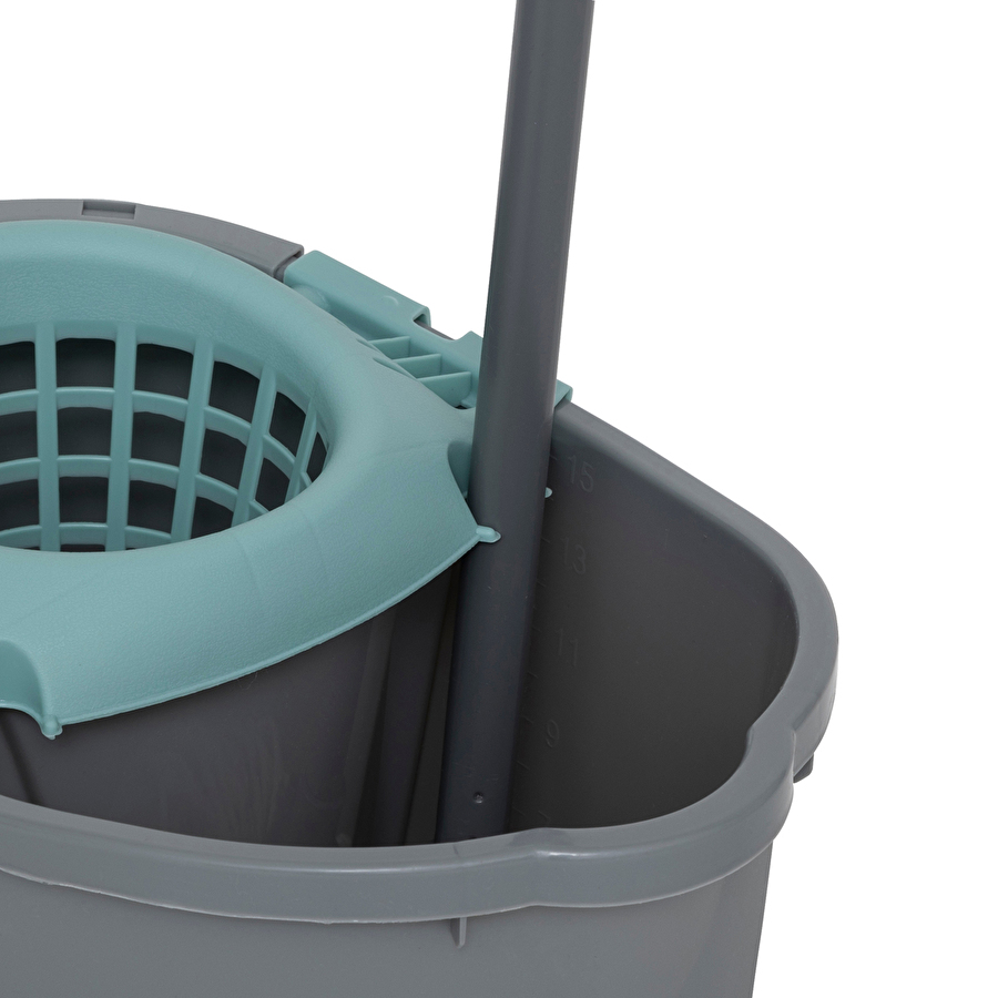 Seau essoreur et balai 15l 