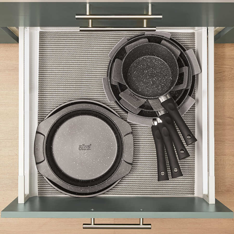 Set de poêles en aluminium, 20/24/28 cm Caractère