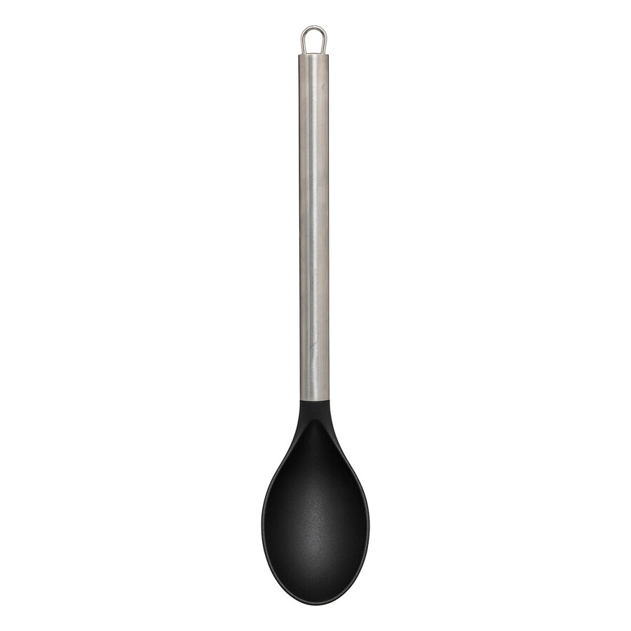 5 ustensiles de cuisine + pot de rangement, inox 