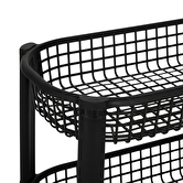 Resserre avec paniers 4 niveaux, noir