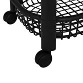 Resserre avec paniers 4 niveaux, noir