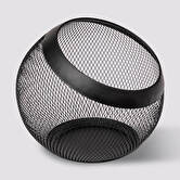 Porte capsules rond, noir Mayaj