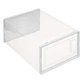 Lot de 4 boîtes range-chaussures plastique, m Fold'n box