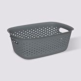 Panier en plastique 3,5l, gris Tila