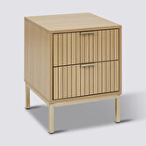 Table de chevet 2 tiroirs Tasso
