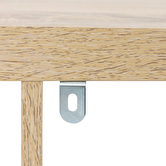 Buffet étagères modulable 137x76cm, effet bois Bivoak