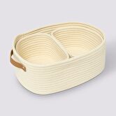 Set de 3 paniers, ivoire Duo