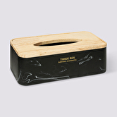 Boîte à mouchoirs, noir Léa