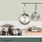 Batterie de cuisine en inox, 4 pièces + 6 protections Résilience