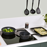 Set de poêles en aluminium, 20/24/28 cm Caractère
