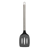 5 ustensiles de cuisine + pot de rangement, inox 