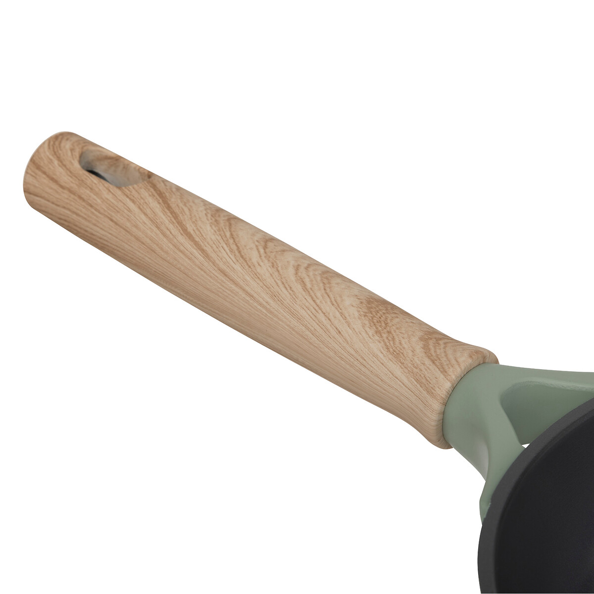 Sauteuse fonte d'aluminium vert, 28 cm