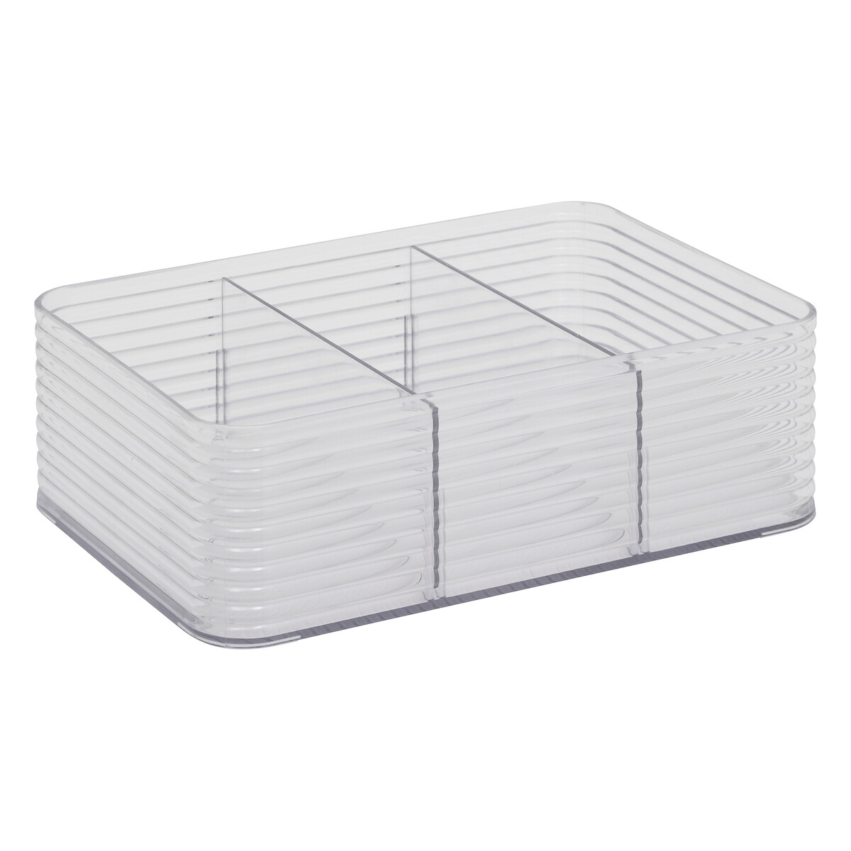 Organisateur 3 compartiments, transparent